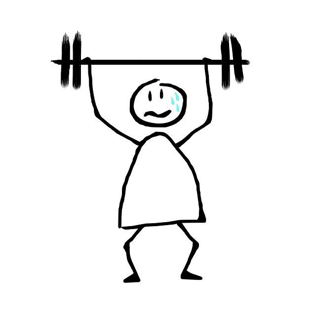 un dessin qui représente le sport difficile le soir
